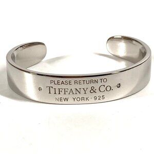 TIFFANY&Co. Diamond Return to TIFFANY & Co. Narrow Cuff Bangle bracelet